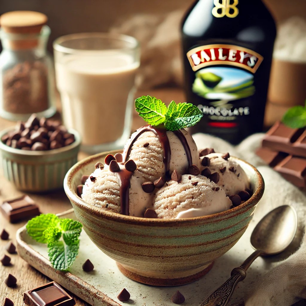 Baileys Chocolate Chip Ice Cream