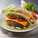 Hamburger cheese Taco