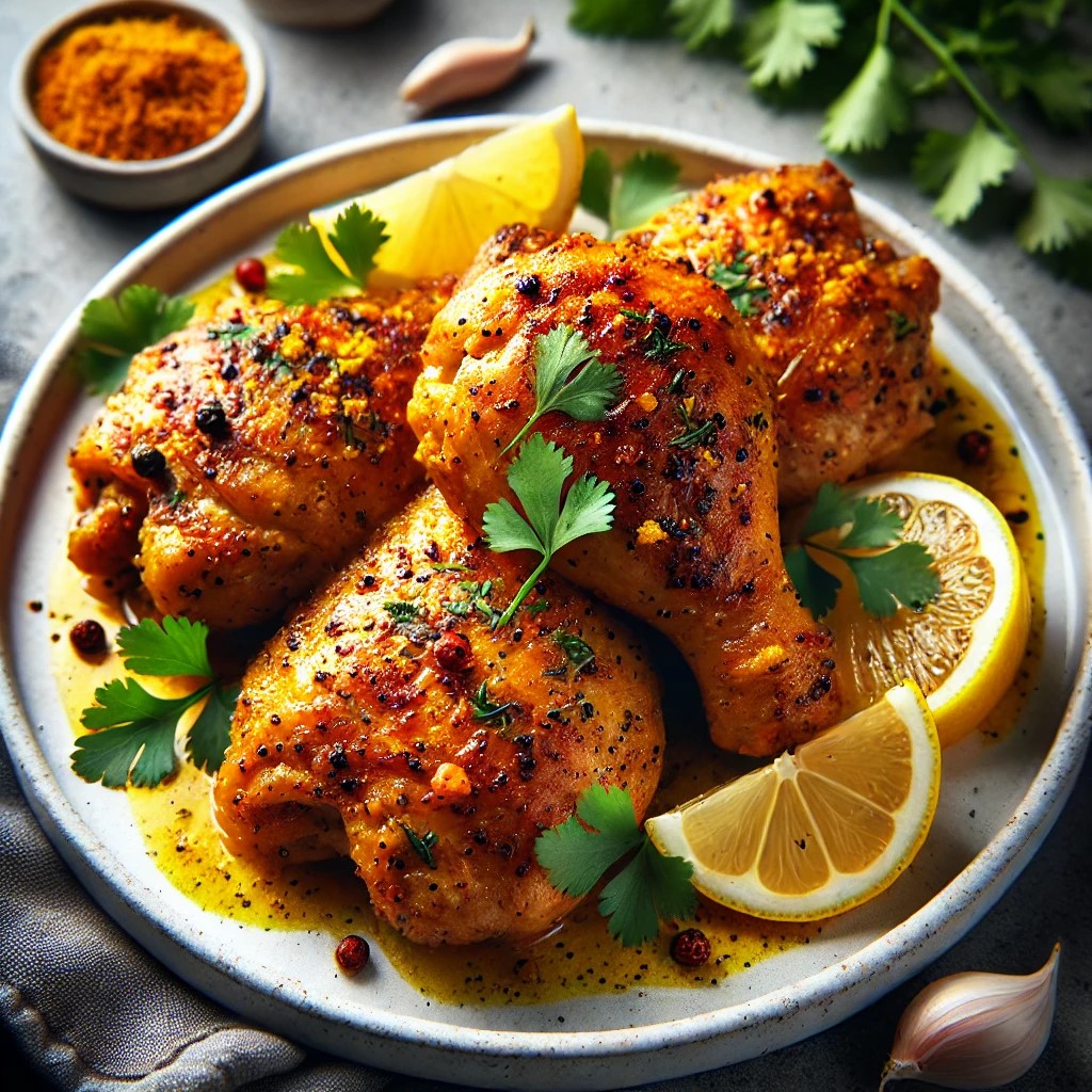 turmeric and ginger air fryer chicken